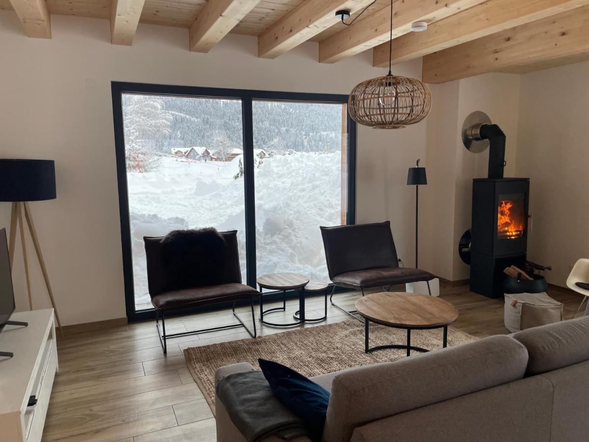 Luxury Chalet Mauthner Alm Kotschach-Mauthen Bagian luar foto